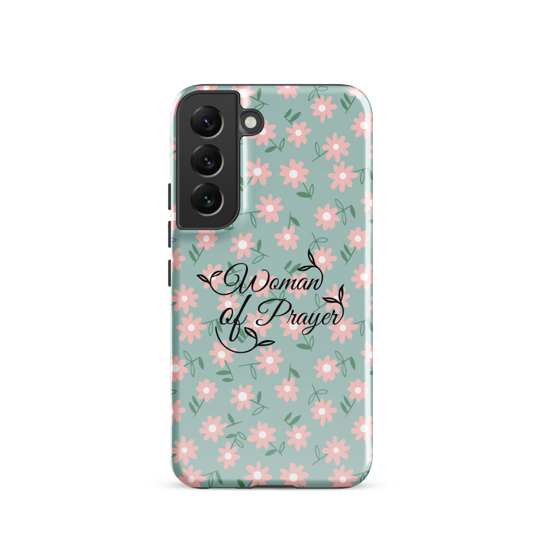 Christian Phone Case Woman of Prayer Daisy for Samsung® Samsung® Phone Cases Glossy Samsung Galaxy S22 