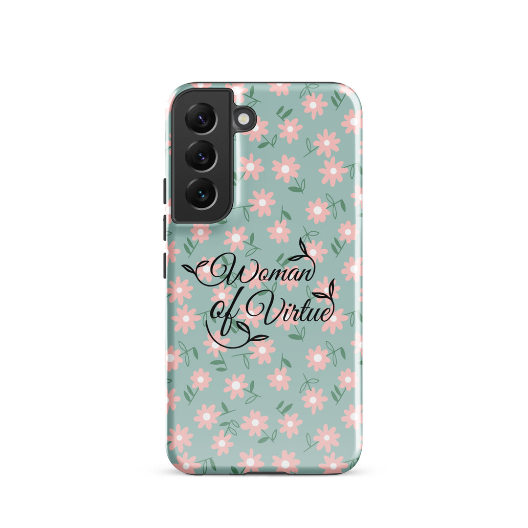 Christian Phone Case Woman of Virtue Daisy for Samsung® Samsung® Phone Cases Glossy Samsung Galaxy S22 