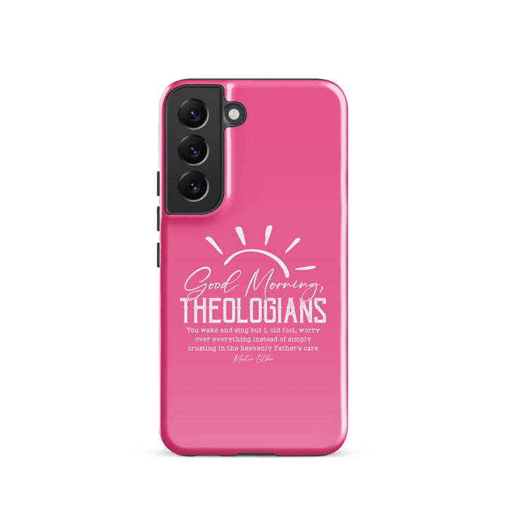 Christian Phone Case Luther's Theologians Pink for Samsung® Samsung® Phone Cases Glossy Samsung Galaxy S22 