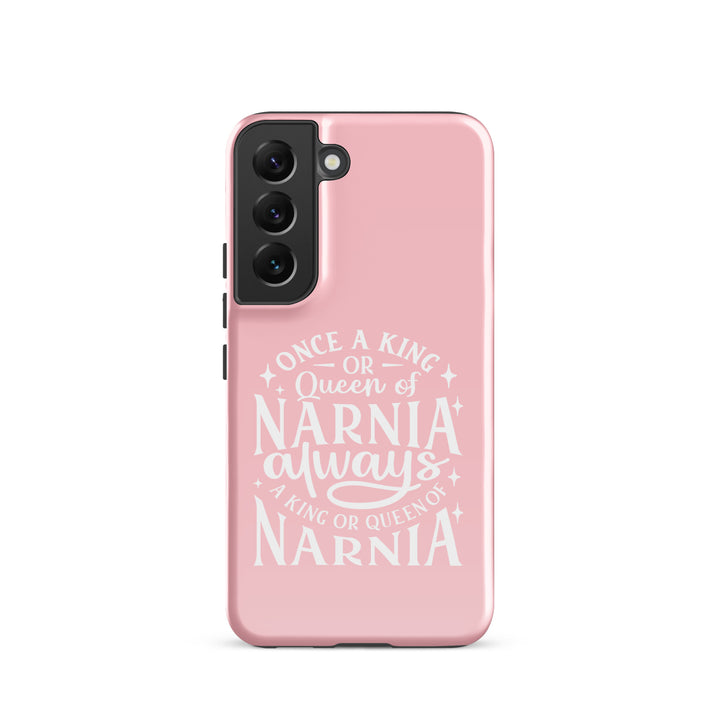 Christian Phone Case King or Queen Narnia Pink for Samsung® Samsung® Phone Cases Glossy Samsung Galaxy S22 