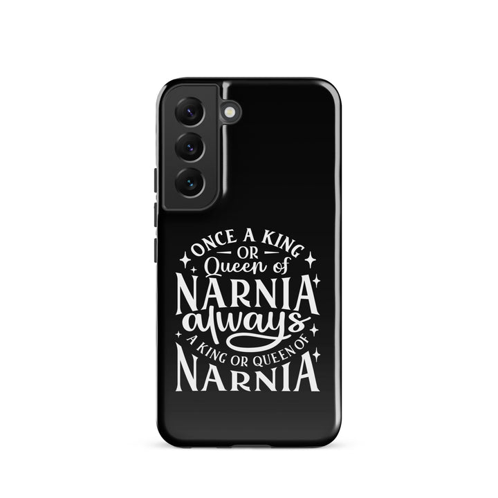 Christian Phone Case King or Queen Narnia Black for Samsung® Samsung® Phone Cases Glossy Samsung Galaxy S22 