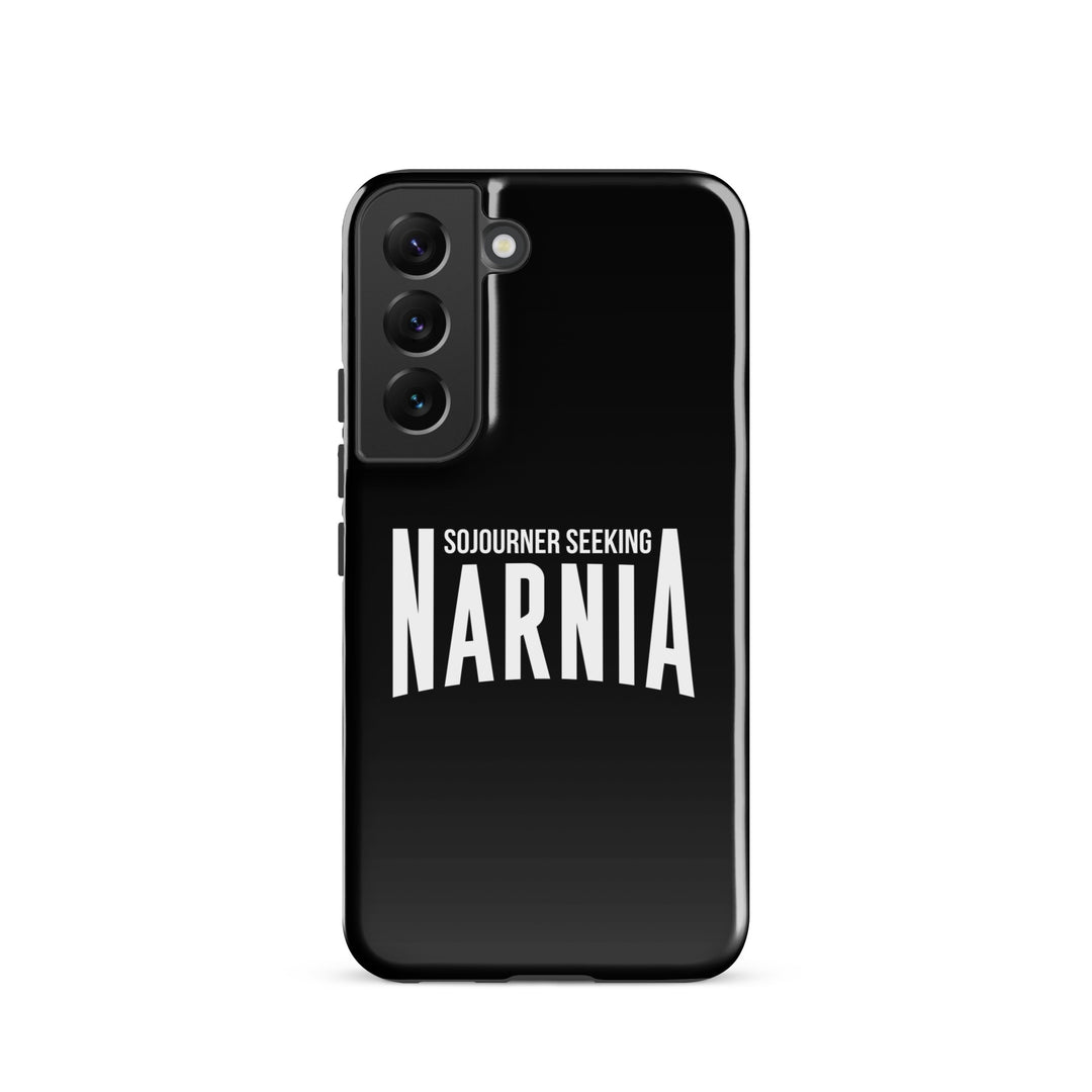 Christian Phone Case Sojourner Seeking Narnia Black for Samsung® Samsung® Phone Cases Glossy Samsung Galaxy S22 