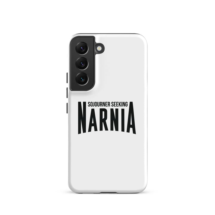 Christian Phone Case Sojourner Seeking Narnia White for Samsung® Samsung® Phone Cases Glossy Samsung Galaxy S22 