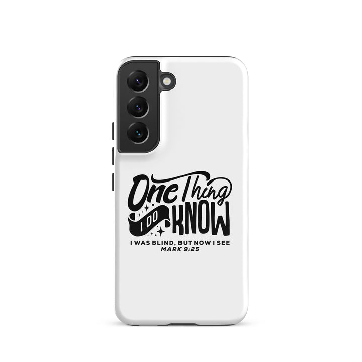 Christian Phone Case Now I See White for Samsung® Samsung® Phone Cases Glossy Samsung Galaxy S22 