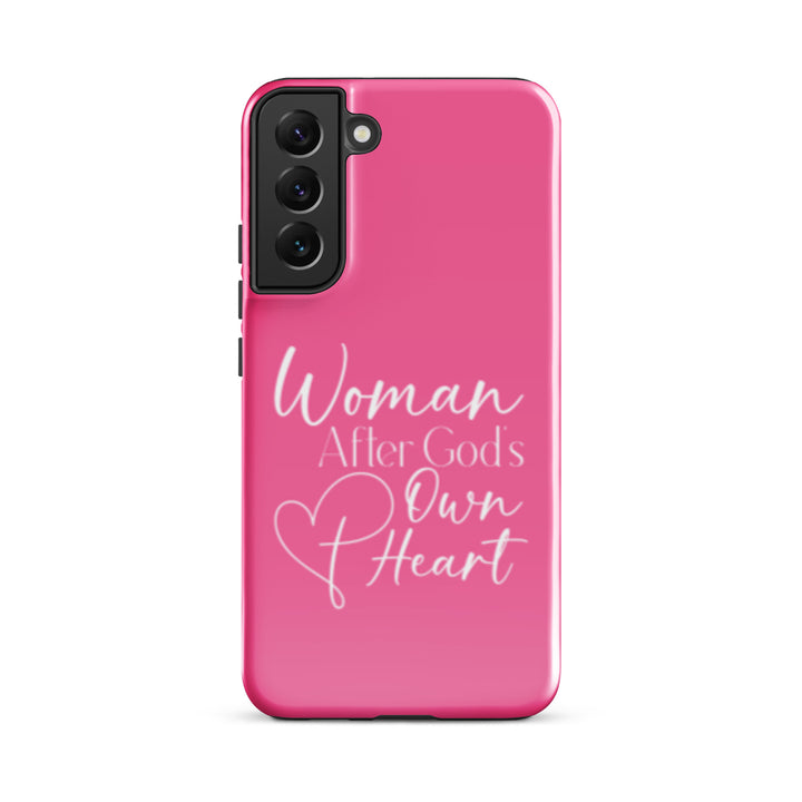 Christian Phone Case Woman After God's Heart for Samsung® Samsung® Phone Cases Glossy Samsung Galaxy S22 Plus 