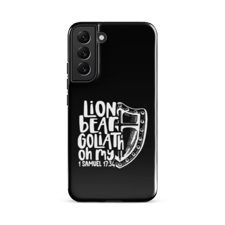 Christian Phone Case Lion Bear Goliath Oh My for Samsung® Samsung® Phone Cases Glossy Samsung Galaxy S22 Plus 