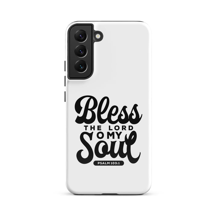 Christian Phone Case Bless The Lord for Samsung® Samsung® Phone Cases Glossy Samsung Galaxy S22 Plus 