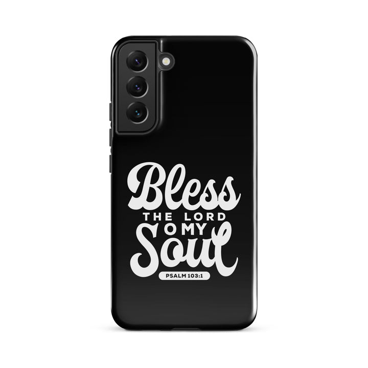 Christian Phone Case Bless The Lord for Samsung® Samsung® Phone Cases Glossy Samsung Galaxy S22 Plus 