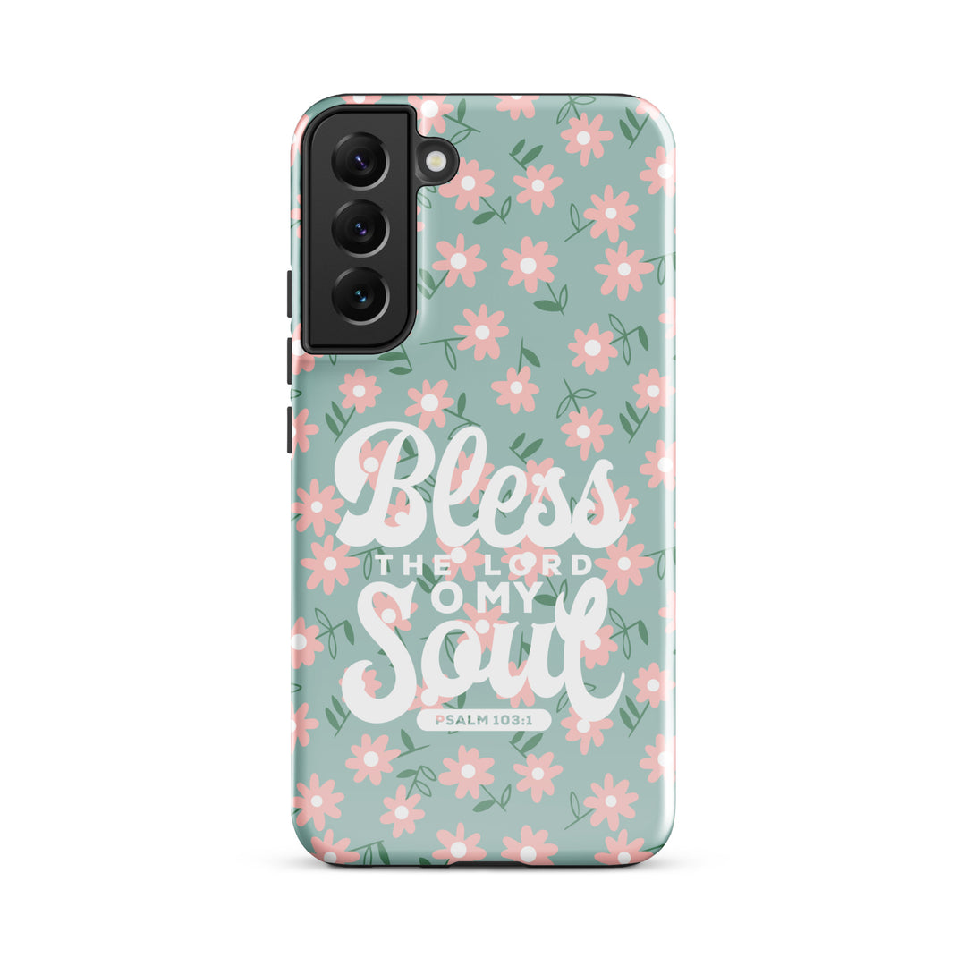 Christian Phone Case Bless The Lord Daisy for Samsung® Samsung® Phone Cases Glossy Samsung Galaxy S22 Plus 