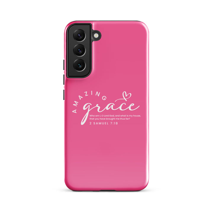 Christian Phone Case Amazing Grace Pink for Samsung® Samsung® Phone Cases Glossy Samsung Galaxy S22 Plus 