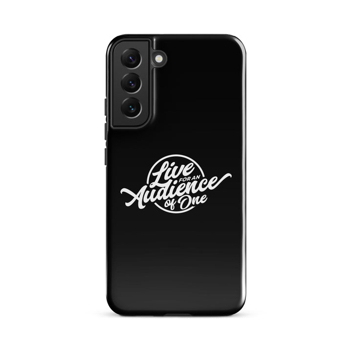 Christian Phone Case Audience of One Black for Samsung® Samsung® Phone Cases Glossy Samsung Galaxy S22 Plus 