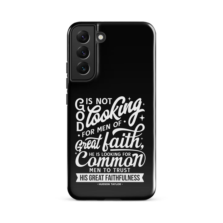 Christian Phone Case Common Men Black for Samsung® Samsung® Phone Cases Glossy Samsung Galaxy S22 Plus 