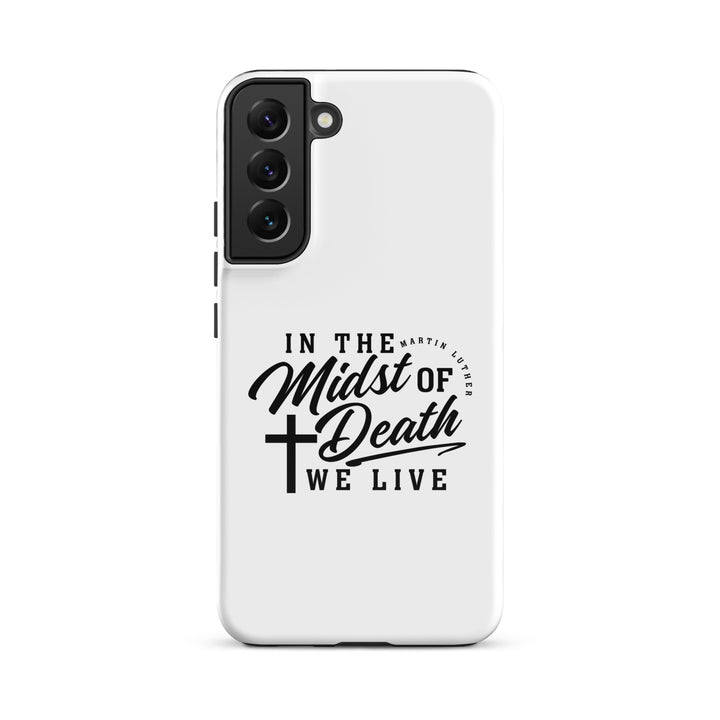 Christian Phone Case Midst of Death White for Samsung® Samsung® Phone Cases Glossy Samsung Galaxy S22 Plus 