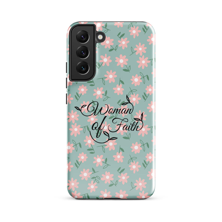 Christian Phone Case Woman of Faith Daisy for Samsung® Samsung® Phone Cases Glossy Samsung Galaxy S22 Plus 