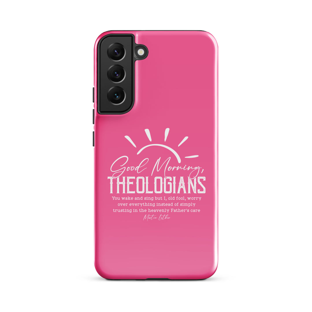 Christian Phone Case Luther's Theologians Pink for Samsung® Samsung® Phone Cases Glossy Samsung Galaxy S22 Plus 