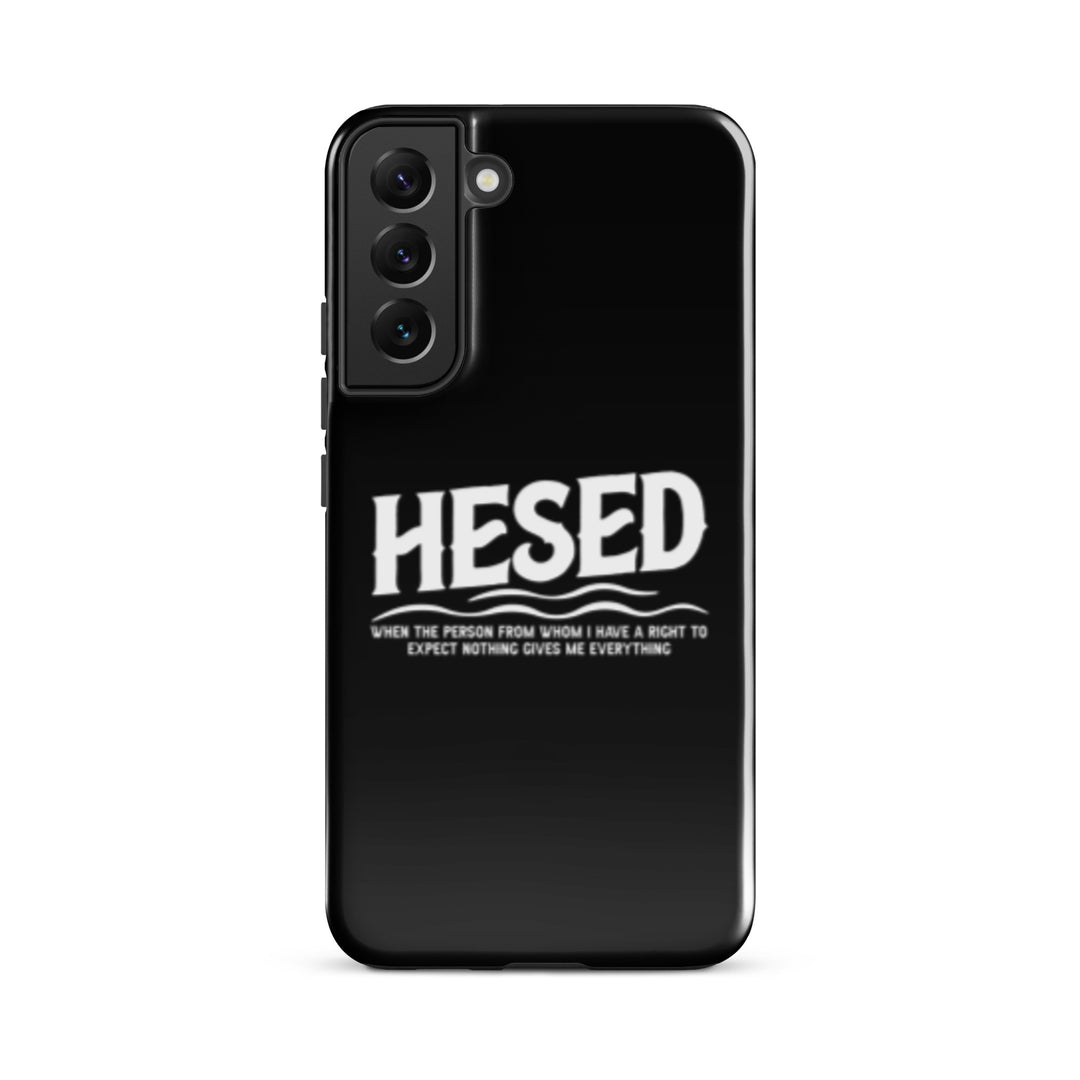 Christian Phone Case Hesed Everything Black  for Samsung® Samsung® Phone Cases Glossy Samsung Galaxy S22 Plus 