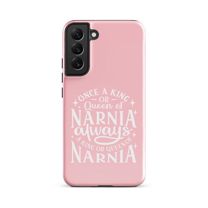 Christian Phone Case King or Queen Narnia Pink for Samsung® Samsung® Phone Cases Glossy Samsung Galaxy S22 Plus 