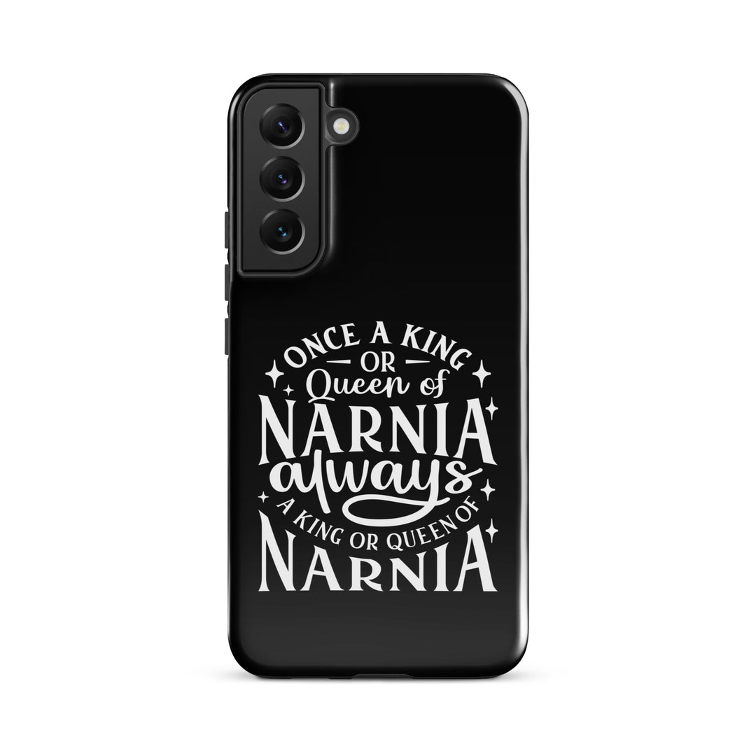 Christian Phone Case King or Queen Narnia Black for Samsung® Samsung® Phone Cases Glossy Samsung Galaxy S22 Plus 