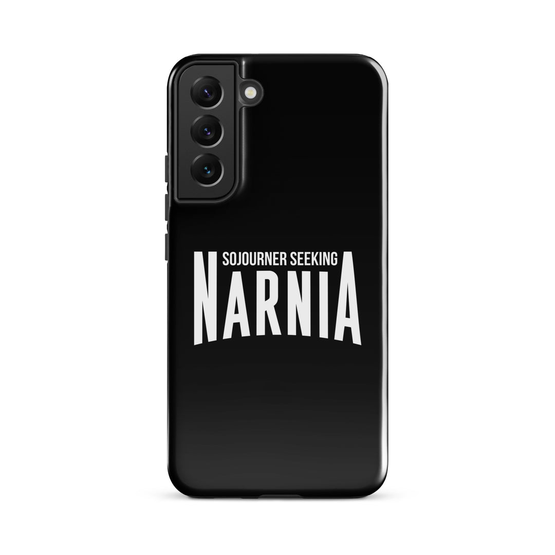 Christian Phone Case Sojourner Seeking Narnia Black for Samsung® Samsung® Phone Cases Glossy Samsung Galaxy S22 Plus 