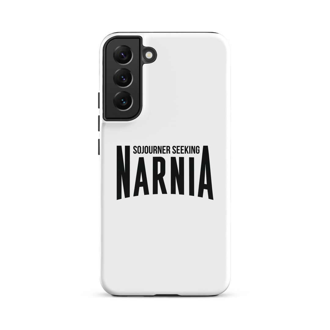 Christian Phone Case Sojourner Seeking Narnia White for Samsung® Samsung® Phone Cases Glossy Samsung Galaxy S22 Plus 