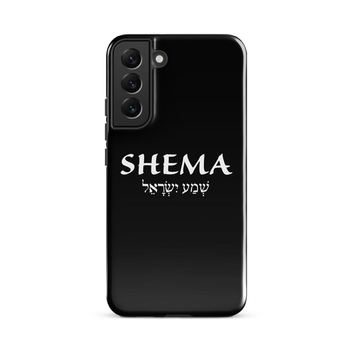 Christian Phone Case Shema Hebrew Black for Samsung® Samsung® Phone Cases Glossy Samsung Galaxy S22 Plus 