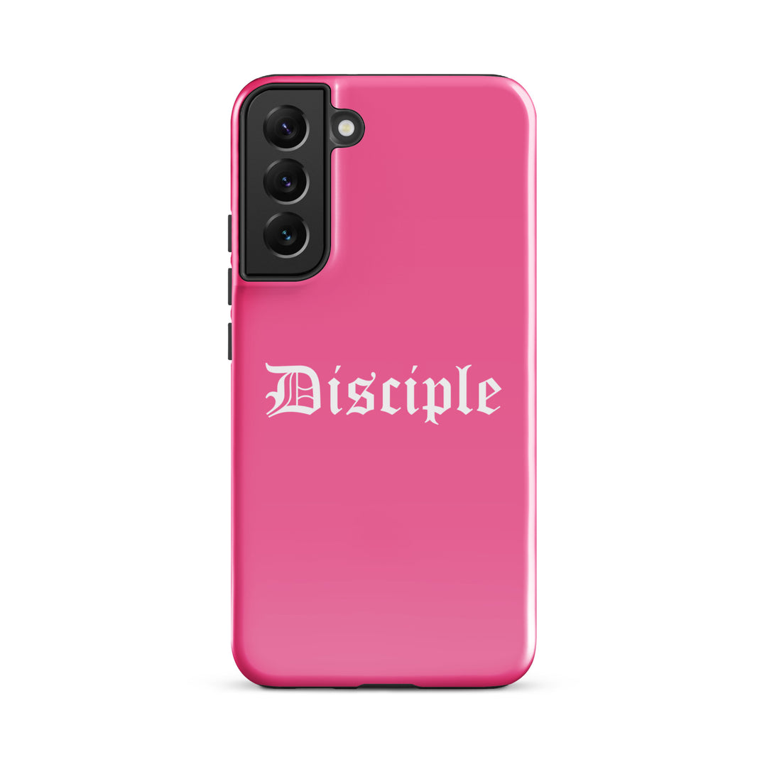 Christian Phone Case Disciple Pink for Samsung® Samsung® Phone Cases Glossy Samsung Galaxy S22 Plus 