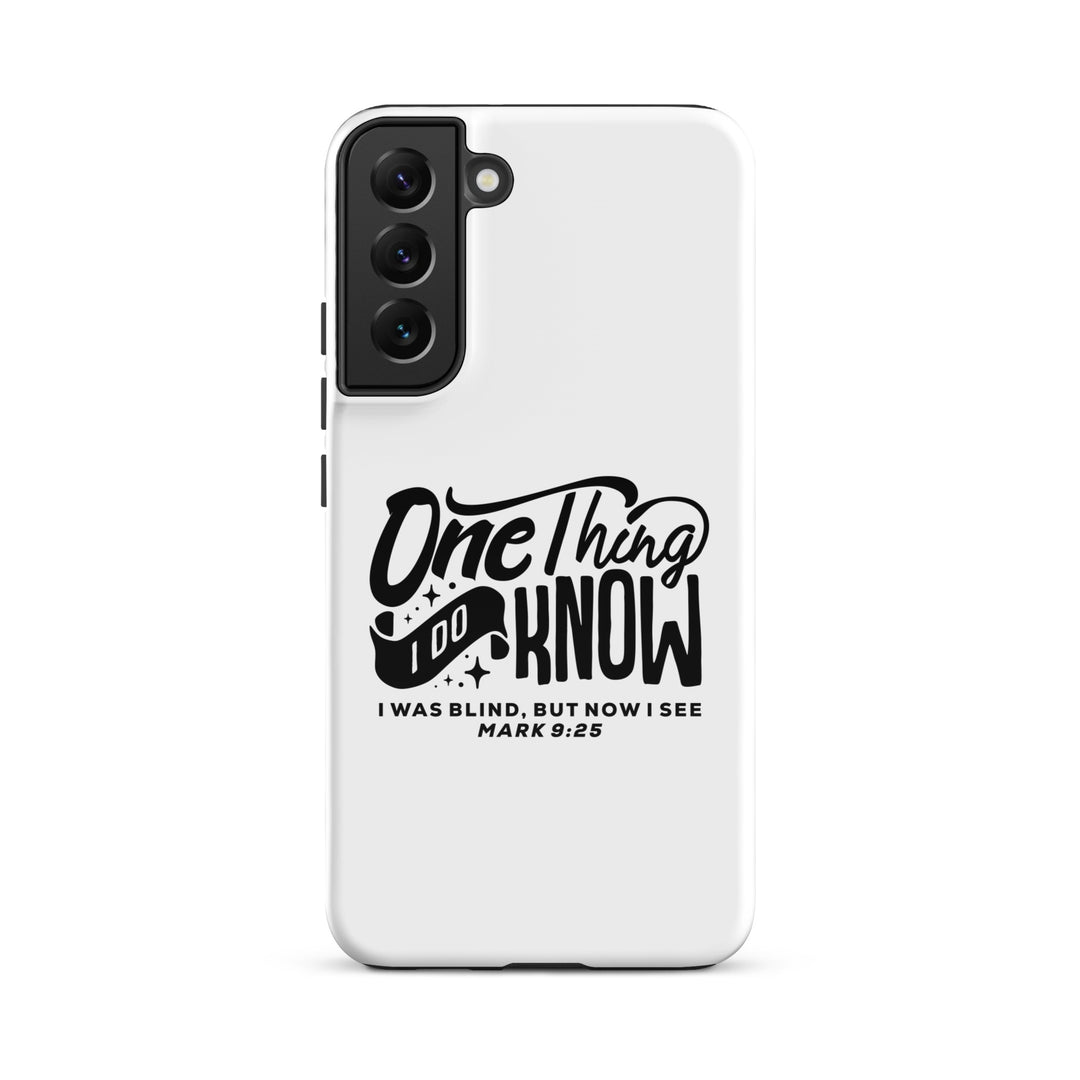 Christian Phone Case Now I See White for Samsung® Samsung® Phone Cases Glossy Samsung Galaxy S22 Plus 