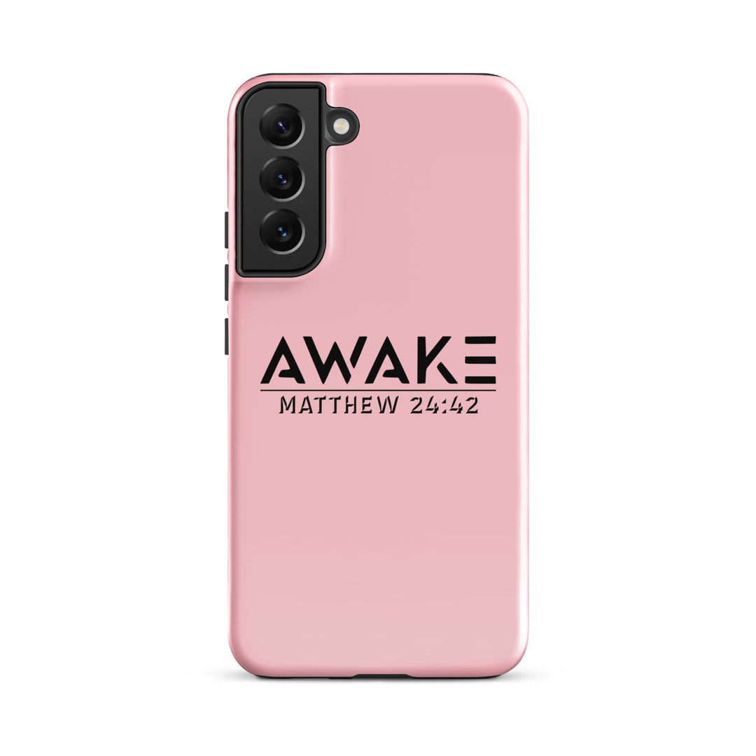 Christian Phone Case Awake  Pink for Samsung® Samsung® Phone Cases Glossy Samsung Galaxy S22 Plus 