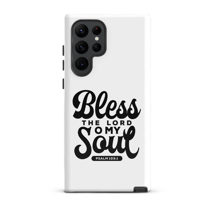 Christian Phone Case Bless The Lord for Samsung® Samsung® Phone Cases Glossy Samsung Galaxy S22 Ultra 