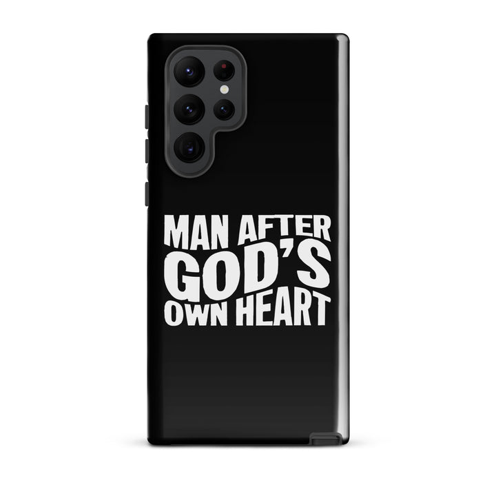 Christian Phone Case Man After God's Heart for Samsung® Samsung® Phone Cases Glossy Samsung Galaxy S22 Ultra 