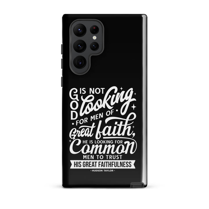 Christian Phone Case Common Men Black for Samsung® Samsung® Phone Cases Glossy Samsung Galaxy S22 Ultra 