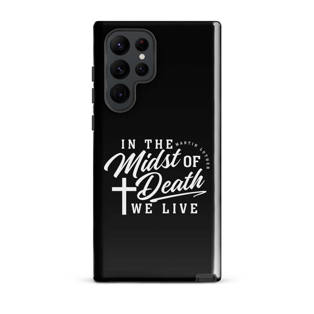 Christian Phone Case Midst of Death Black for Samsung® Samsung® Phone Cases Glossy Samsung Galaxy S22 Ultra 