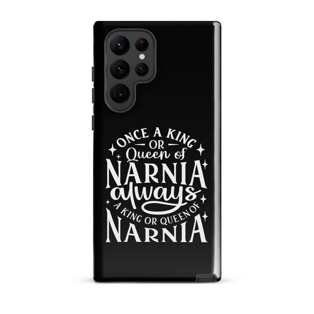 Christian Phone Case King or Queen Narnia Black for Samsung® Samsung® Phone Cases Glossy Samsung Galaxy S22 Ultra 