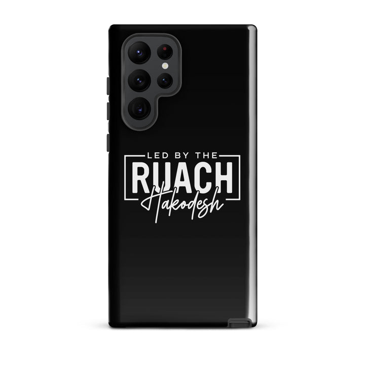 Christian Phone Case Led By Ruach Hakodesh Black for Samsung® Samsung® Phone Cases Glossy Samsung Galaxy S22 Ultra 