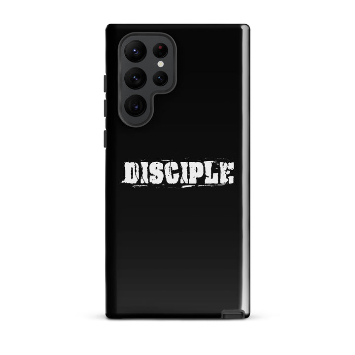 Christian Phone Case Disciple Black for Samsung® Samsung® Phone Cases Glossy Samsung Galaxy S22 Ultra 