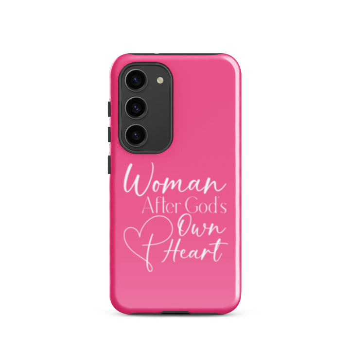 Christian Phone Case Woman After God's Heart for Samsung® Samsung® Phone Cases Glossy Samsung Galaxy S23 