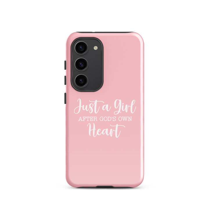 Christian Phone Case Girl After God's Heart for Samsung® Samsung® Phone Cases Glossy Samsung Galaxy S23 