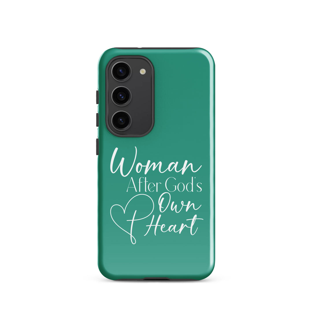 Christian Phone Case Woman After God's Heart for Samsung® Samsung® Phone Cases Glossy Samsung Galaxy S23 