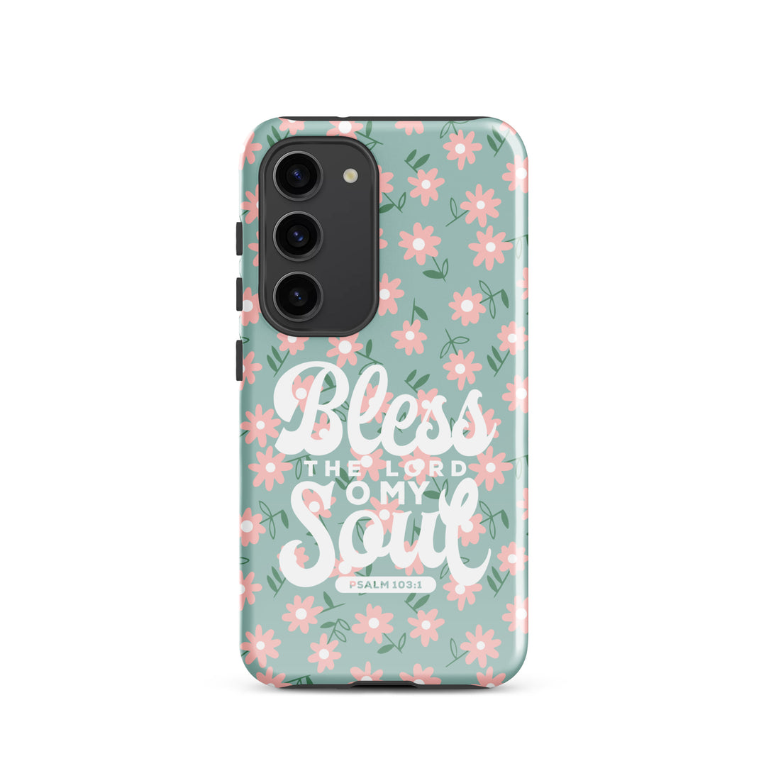 Christian Phone Case Bless The Lord Daisy for Samsung® Samsung® Phone Cases Glossy Samsung Galaxy S23 