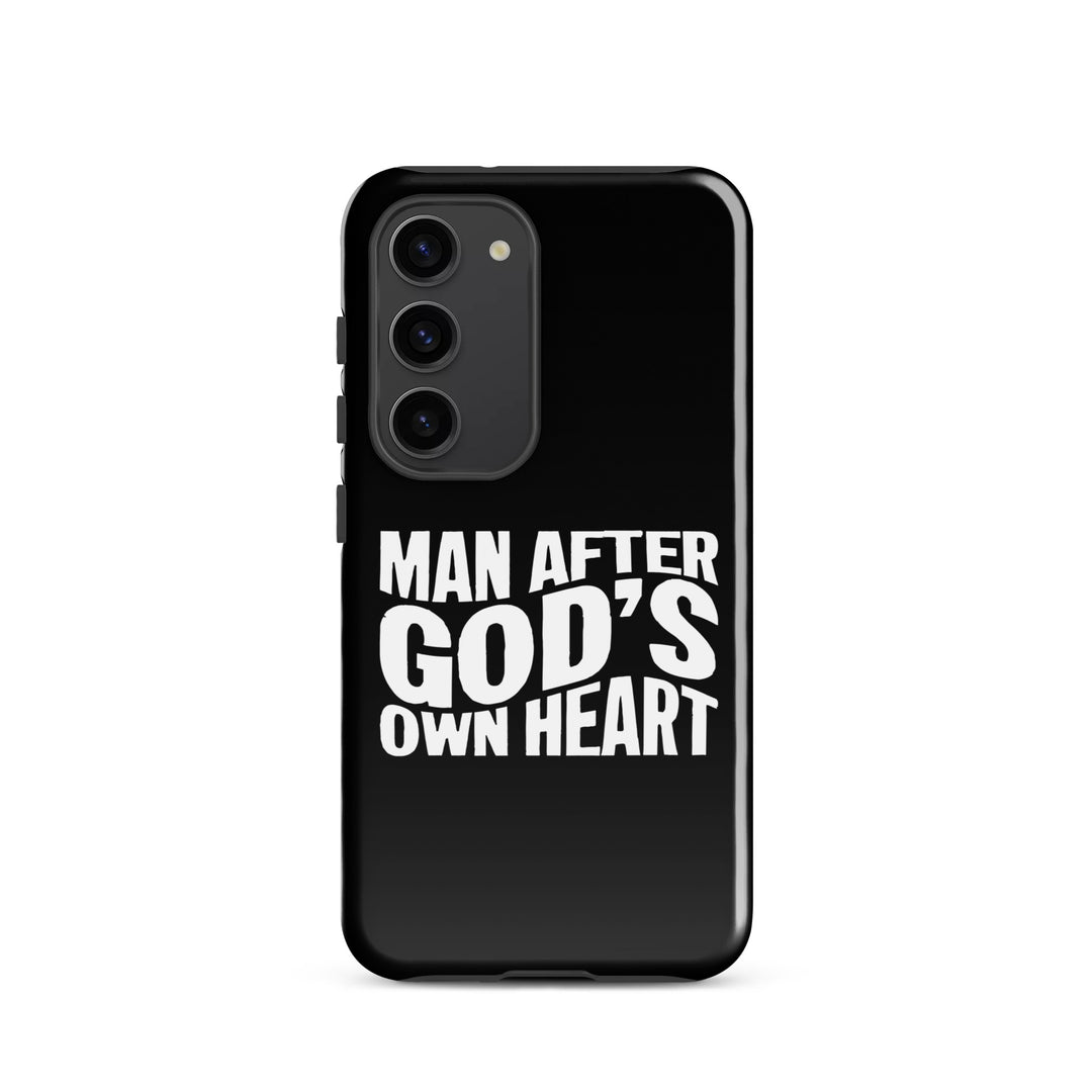 Christian Phone Case Man After God's Heart for Samsung® Samsung® Phone Cases Glossy Samsung Galaxy S23 