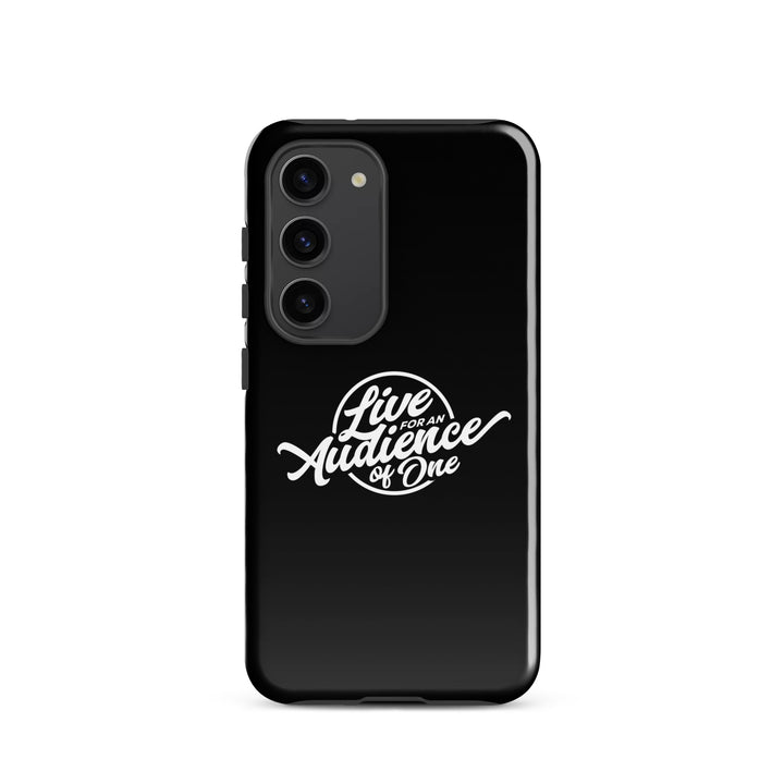 Christian Phone Case Audience of One Black for Samsung® Samsung® Phone Cases Glossy Samsung Galaxy S23 