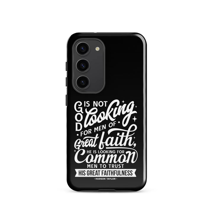 Christian Phone Case Common Men Black for Samsung® Samsung® Phone Cases Glossy Samsung Galaxy S23 