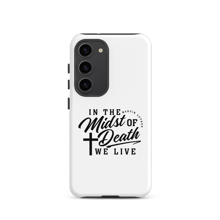 Christian Phone Case Midst of Death White for Samsung® Samsung® Phone Cases Glossy Samsung Galaxy S23 