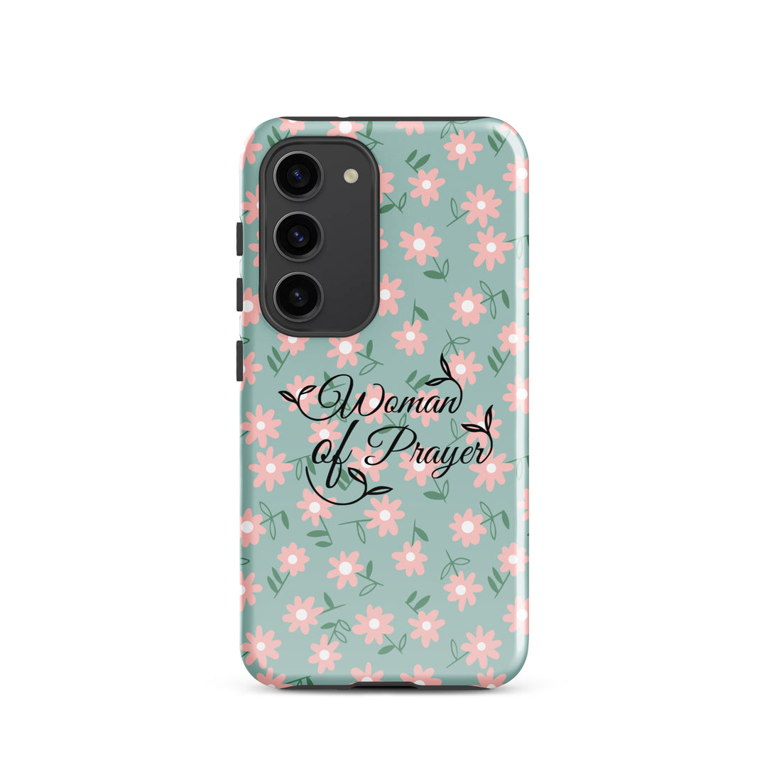 Christian Phone Case Woman of Prayer Daisy for Samsung® Samsung® Phone Cases Glossy Samsung Galaxy S23 