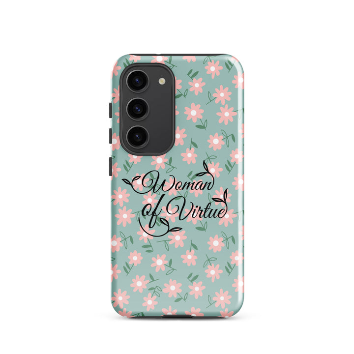 Christian Phone Case Woman of Virtue Daisy for Samsung® Samsung® Phone Cases Glossy Samsung Galaxy S23 