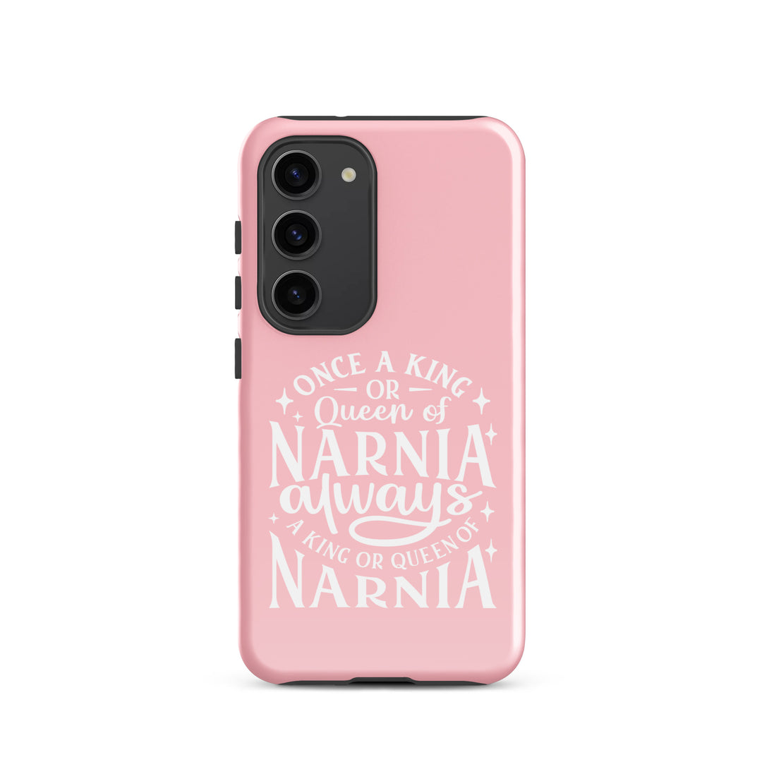 Christian Phone Case King or Queen Narnia Pink for Samsung® Samsung® Phone Cases Glossy Samsung Galaxy S23 