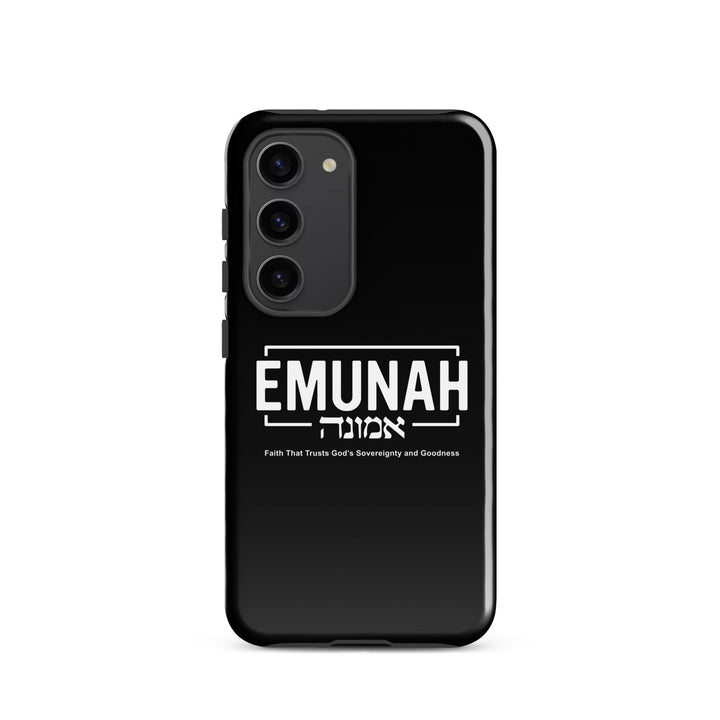 Christian Phone Case Emunah Faith That Trusts for Samsung® Samsung® Phone Cases Glossy Samsung Galaxy S23 