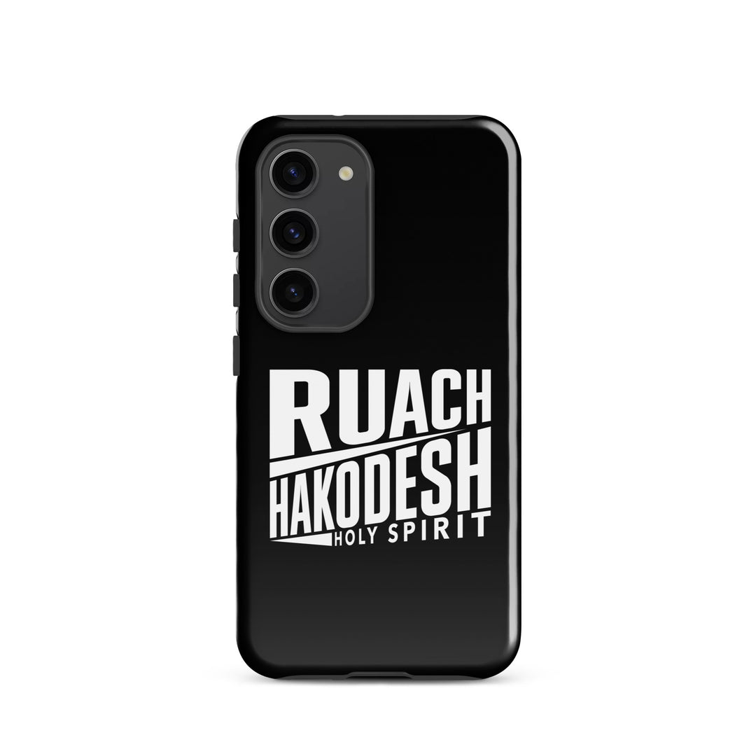 Christian Phone Case Ruach Hakodesh Holy Spirit Black for Samsung® Samsung® Phone Cases Glossy Samsung Galaxy S23 