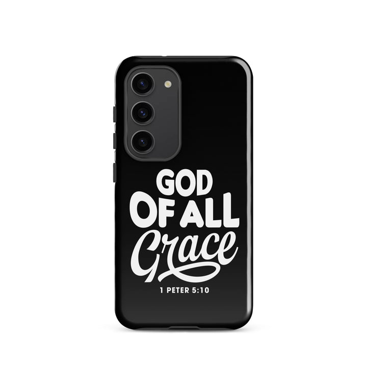 Christian Phone Case God of All Grace Black for Samsung® Samsung® Phone Cases Glossy Samsung Galaxy S23 