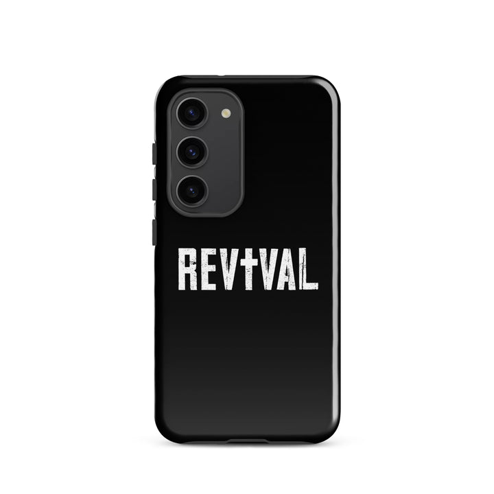 Christian Phone Case Revival Black for Samsung® Samsung® Phone Cases Glossy Samsung Galaxy S23 